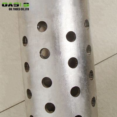 Tubulação de aço inoxidável perfurada do furo redondo para o tipo do cilindro do filtro da perfuração
